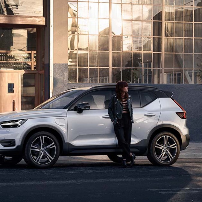 Kvinna med xc40